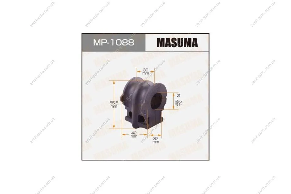 Втулка стабілізатора переднього (Кратно 2) Nissan Teana (11-14) (MP-1088) MASUMA MP1088 (фото 1)