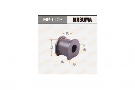 Втулка стабилизатора переднего (Кратно 2) Mitsubishi L200 (07-), Pajero Sport (09-15) (MP-1102) MASUMA MP1102 (фото 1)