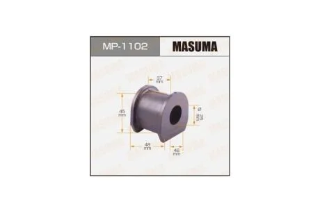 Втулка стабілізатора переднього (Кратно 2) Mitsubishi L200 (07-), Pajero Sport (09-15) (MP-1102) MASUMA MP1102