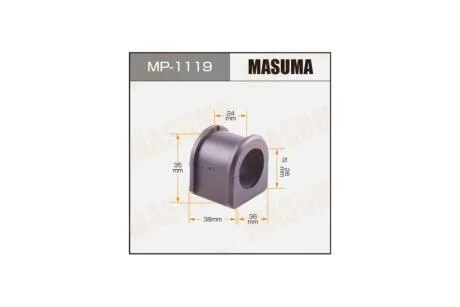Втулка стабілізатора переднього (Кратно 2) Mazda 3 (06-13) (MP-1119) MASUMA MP1119