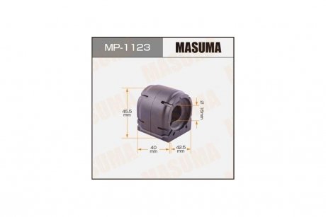Втулка стабілізатора заднього (Кратно 2) Mazda CX-5 (11-), CX-9 (17-) (MP-1123) MASUMA MP1123 (фото 1)