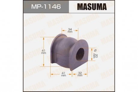 Втулка стабилизатора переднего (Кратно 2) Honda CR-V (06-13), Jazz (09-11) (MP-1146) MASUMA MP1146