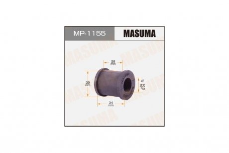 Втулка стабілізатора заднього (Кратно 2) Toyota Camry (01-06) (MP-1155) MASUMA MP1155 (фото 1)