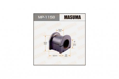 Втулка стабилизатора переднего (Кратно 2) Toyota Land Cruiser (-07) (MP-1158) MASUMA MP1158 (фото 1)