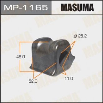 Втулка стойки стабилизатора передн правая MAZDA 3 (BM) 1.6 (13-18), MAZDA 6, NISSAN JUKE, TOYOTA AURIS MASUMA MP1165 (фото 1)