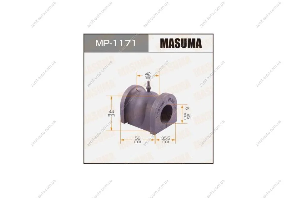 Втулка стабілізатора переднього (Кратно 2) Honda HR-V (00-06) (MP-1171) MASUMA MP1171 (фото 1)