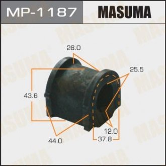 Втулка стойки стабилизатора передн COLT Z31A, Z34AMITSUBISHI COLT 2004-2012 MASUMA MP1187 (фото 1)
