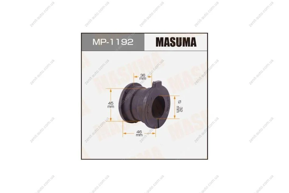 Втулка стабілізатора заднього (Кратно 2) Lexus GX 470 (03-09) (MP-1192) MASUMA MP1192 (фото 1)