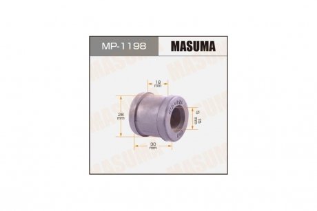 Втулка стабілізатора заднього (Кратно 2) Toyota Land Cruiser (07-) (MP-1198) MASUMA MP1198