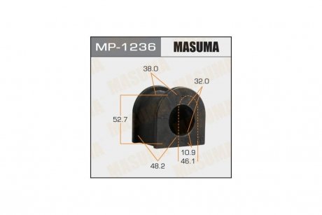 Втулка стабилизатора переднего Toyota Hilux (15-) (Кратно 2 шт) MASUMA MP1236
