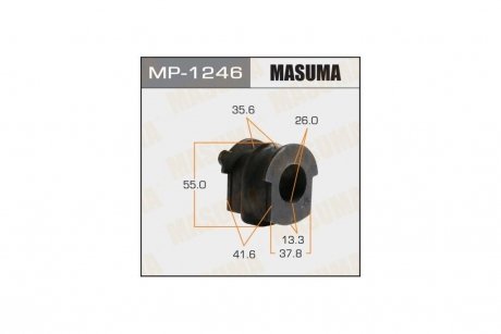 Втулка стабілізатора заднього (Кратно 2) Nissan Murano (16-), Pathfinder (14-) (MP-1246) MASUMA MP1246 (фото 1)