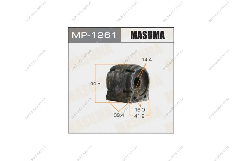 Втулка стабілізатора заднього (Кратно 2) Mazda CX-5 (18-), 3 (13-) (MP-1261) MASUMA MP1261 (фото 1)