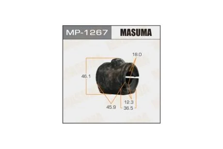 Втулка стійки стабілізатора (MP-1267) MASUMA MP1267