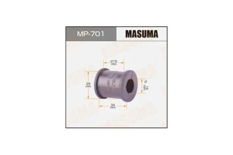 Втулка стабілізатора заднього (Кратно 2) Lexus RX 350 (06-08)/ Toyota Camry (01-06) (MP-701) MASUMA MP701