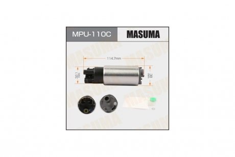 Бензонасос електричний (+ сіточка) СС Lexus (MPU-110C) MASUMA MPU110C (фото 1)