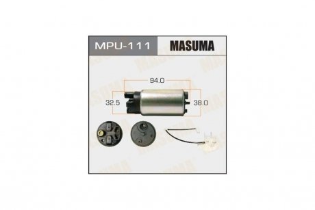 Бензонасос електричний (+ сіточка) Toyota (MPU-111) MASUMA MPU111 (фото 1)