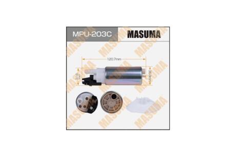 Бензонасос електричний графітовий колектор Nissan NOTE, MARCH/E12, AK12, сітка MPU-025 MASUMA 'MPU203C