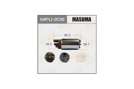 Бензонасос електричний (+ сіточка) Nissan (MPU-206) MASUMA MPU206 (фото 1)