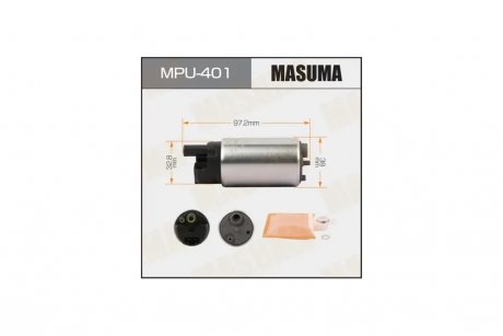 Бензонасос електричний (+сіточка) Honda/ Mazda/ Mitsubishi (MPU-401) MASUMA MPU401