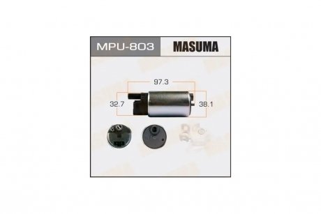 Бензонасос электрический (+сеточка) Honda/ Mazda/ Mitsubishi/ Subaru (MPU-803) MASUMA MPU803