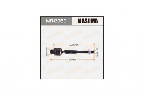 Тяга рулевая Nissan Navara, Pathfinder (10-15) (MR-8952) MASUMA MR8952 (фото 1)