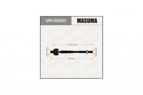 Рульова тяга (MR-8958) MASUMA MR8958