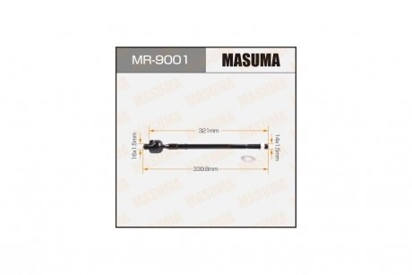 Тяга рулевая MITSUBISHI LANCER (08-15), MITSUBISHI ASX (10-15) (MR-9001) MASUMA MR9001 (фото 1)