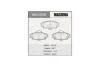 Колодки тормозные передн HYUNDAI ACCENT III, HYUNDAI GETZ (02-10), HYUNDAI ELANTRA (00-06)/HYUNDAI ACCENT II (99-06) (MS-0306) MASUMA MS0306 (фото 1)