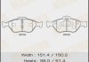 Колодки тормозные переднTOYOTA YARIS (10-16), MAZDA 2 (07-15), FORD FIESTA VI (09-14) MASUMA MS5495 (фото 2)