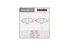 Колодки тормозные передн Infinity QX60/ Nissan Murano, Pathfinder (13-) (MS-C2013) MASUMA MSC2013 (фото 1)