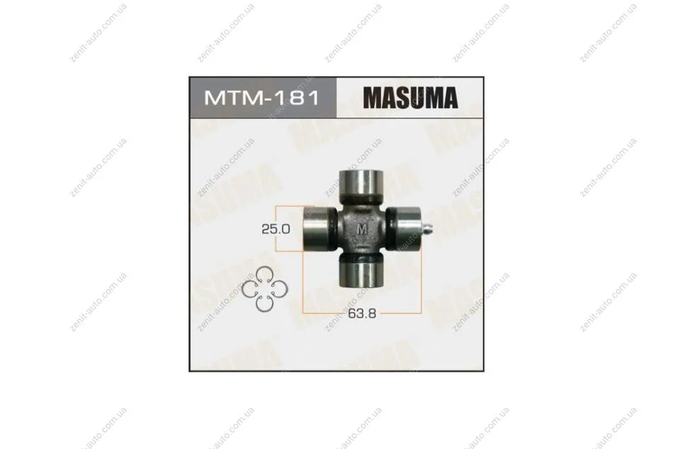 Хрестовина карданного валу (MTM-181) MASUMA MTM181 (фото 1)