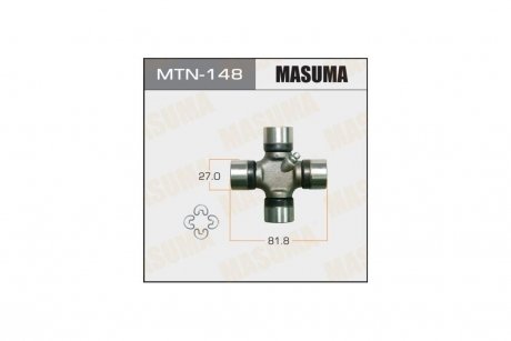 Крестовина карданного вала (27x81.8) Nissan Navara (05-), Pathfinder (05-14)/ Toyota Hillux (15-) MASUMA MTN148