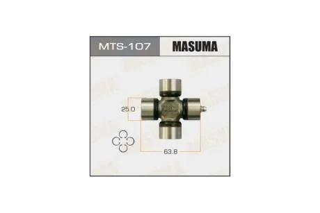Крестовина карданного вала (25x63.8) Suzuki Jimny (00-) (MTS-107) MASUMA MTS107