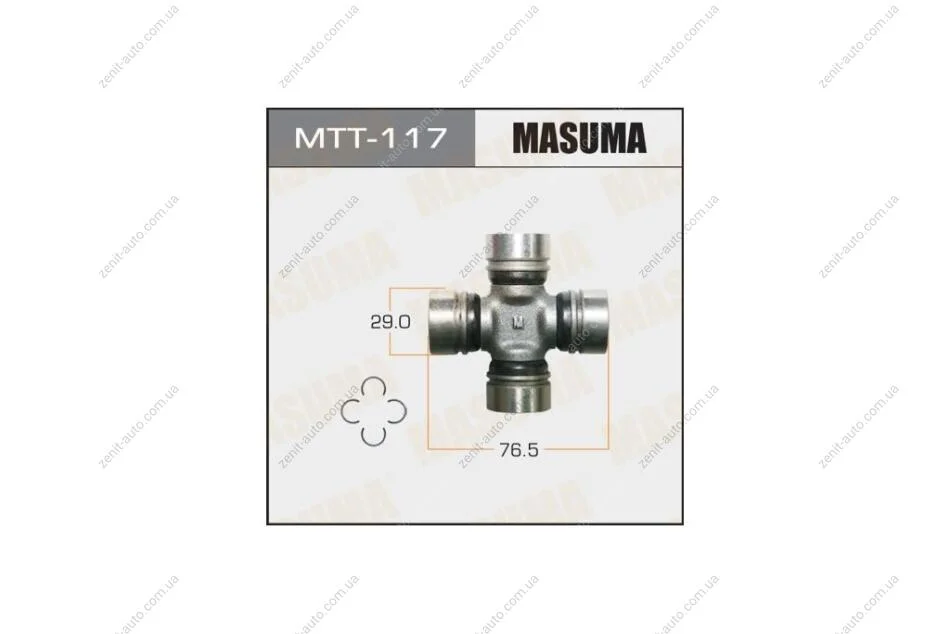Крестовина карданного вала 29x49 TOYOTA LAND_CRUISER PRADO (09-20), TOYOTA LAND_CRUISER 200 (07-17) (MTT-117) MASUMA MTT117 (фото 1)