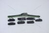 Щетка стеклоочистителя 350 мм бескаркасная (14") (BAYONET, CLAW, BUTTON 16/19, PIN LOCK, PINCH TAB, SIDE 17/22, J-HOOK) (MU-014U) MASUMA MU014U (фото 5)