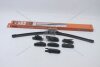 Щетка стеклоочистителя 550 мм бескаркасная (22") (BAYONET, CLAW, BUTTON 16/19, PIN LOCK, PINCH TAB, SIDE 17/22, J-HOOK) (MU-022U) MASUMA MU022U (фото 2)
