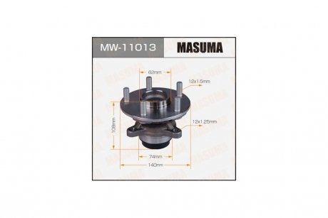Маточина колеса передній CROWN GS300/GRS200GRS190L(with ABS)LH (MW-11013) MASUMA MW11013