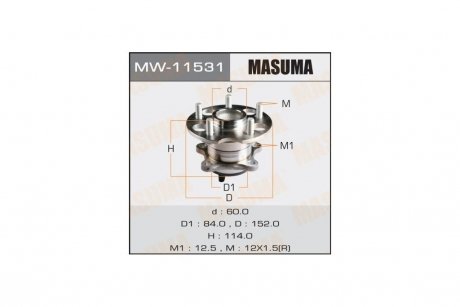 Ступица колеса MASUMA MW11531