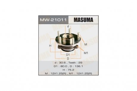 Ступица колеса (MW-21011) MASUMA MW21011