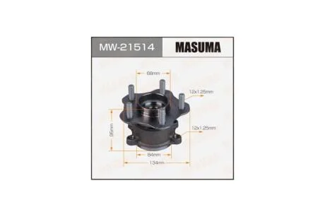 Ступица колеса задний RENAULT KOLEOS08-(with ABS) (MW-21514) MASUMA MW21514