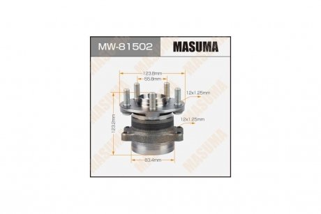 Ступица колеса MASUMA MW81502 (фото 1)