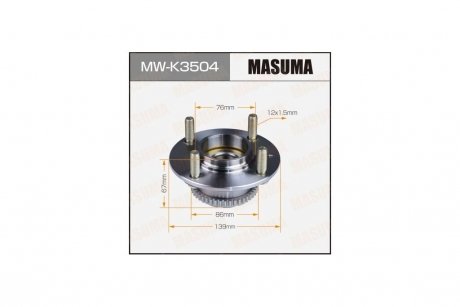 Маточина колеса (MW-K3504) MASUMA 'MWK3504