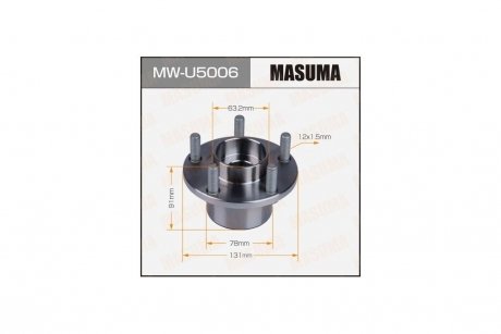Маточина колеса передній FORD FOCUS FOCUS C-MAX03-(with ABS) (MW-U5006) MASUMA MWU5006 (фото 1)