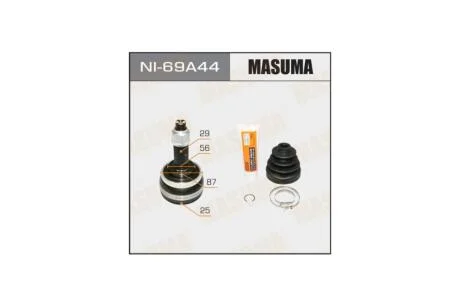 ШРУС наружный Nissan Maxima, X-Trail (00-07) (нар:29/вн:25) (NI-69A44) MASUMA NI69A44