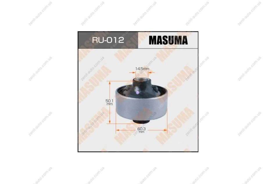 Сайлентблок переднего нижнего рычага задний Toyota Avalon, Camry (-02) (RU-012) MASUMA RU012 (фото 1)