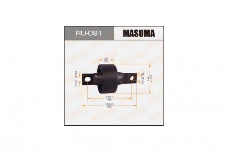 Сайлентблок CRV /RD 1/2 / задн MASUMA 'RU-091