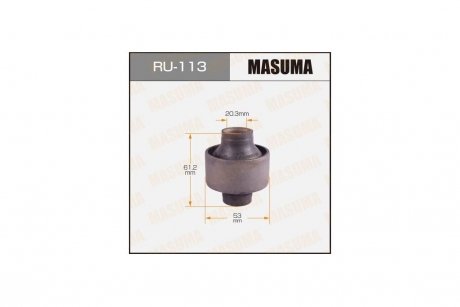 Сайлентблок Corolla,Sprinter /#E1##/ передній R (RU-113) MASUMA 'RU-113 (фото 1)
