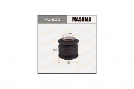 Сайлентблок заднего продольного рычага Nissan Pathfinder (-05) (RU-205) MASUMA RU205 (фото 1)