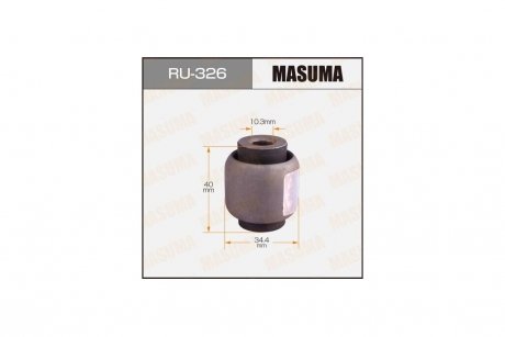 Сайлентблок переднього верхнього важеля Honda Civic (-01) (RU-326) MASUMA RU326
