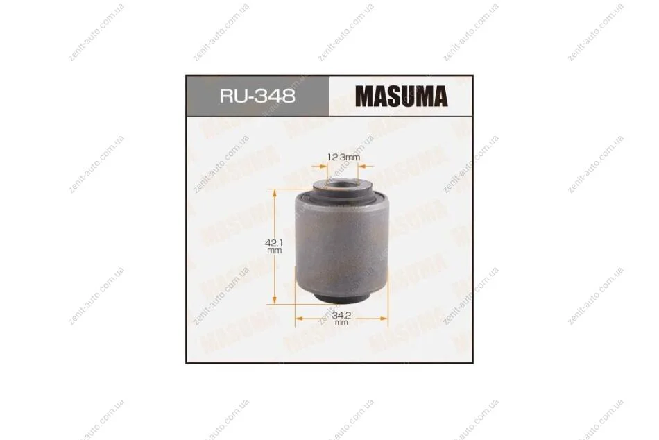 Сайлентблок Legasy /BH#, BE#/ задній верхній зовнішній / нижній In (RU-348) MASUMA 'RU-348 (фото 1)